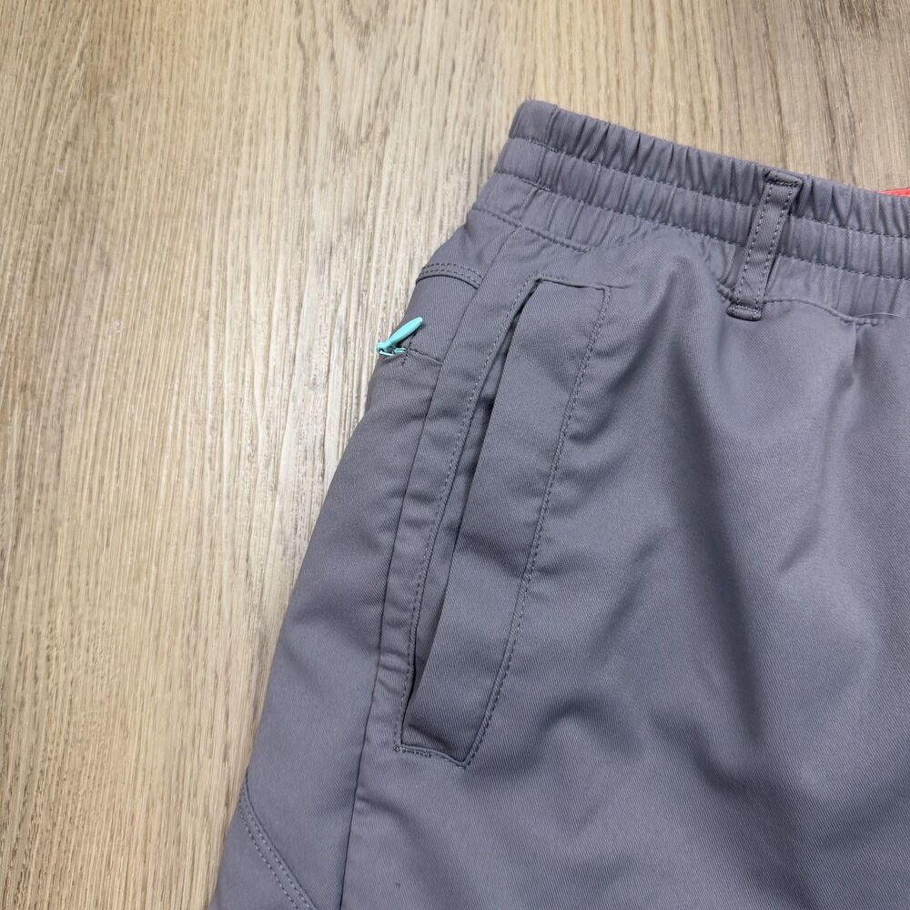 Birddogs Shorts Mens Large Gray Lined Running Zip Pocket Athletic - Picture 2 of 11